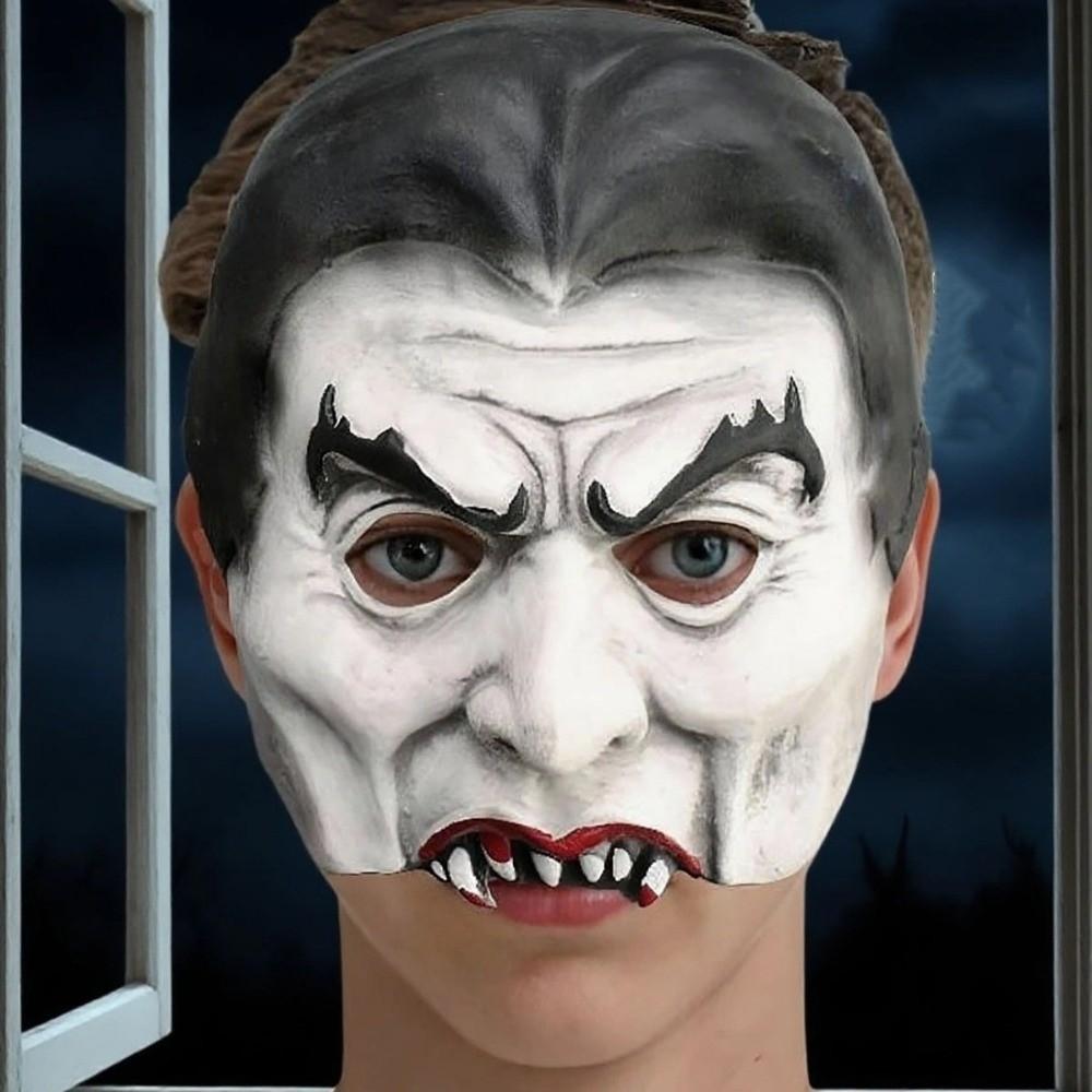 Scary Halloween Cosplay Mask Realistic Latex Material Haunted House Props Soft Breathable Halloween Headgear Theater Performance