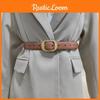 Genuine Handmade Leather Waist Belt Classic Pin Clasp Commuter Style Supplies