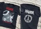 2 Sides Nausea Band Black Cotton T-shirt Full Size S-5XL