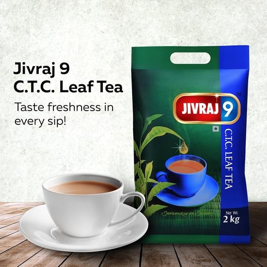 Jivraj 9 Assorted Combo Pack With Masala Tea (1 Pack, 250g) and Assam Tea CTC Leaves (2 Packs, 2kg Each)