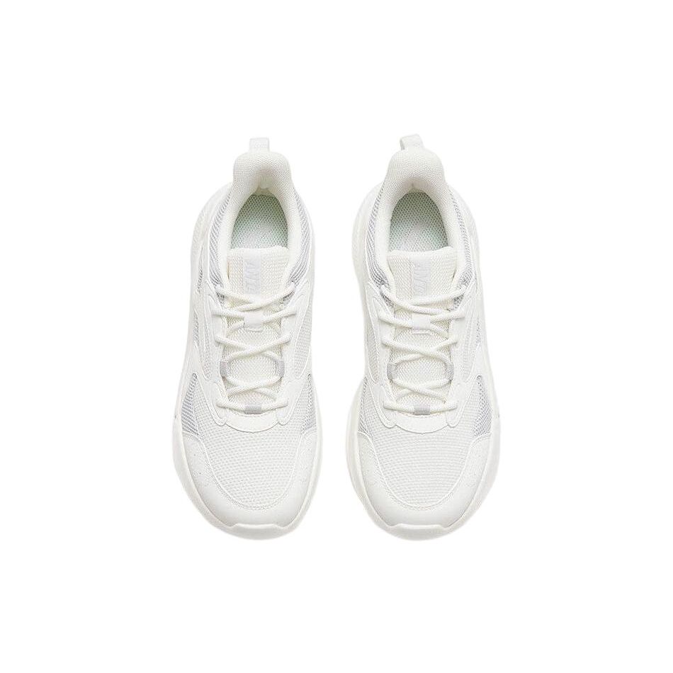 Anta Tide Worship TD Stoßdämpfende Verschleißfeste Leichte Low Top Sportliche Freizeitschuhe Damen Sneakers Weiß Lila Grau 122318841-1