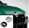 MLKQ6 1/4/7Pcs Automobile Hood and Trunk Badge Carbon Fiber Decorative Badge 74/82mm for BMW X5E70 E30 F32 F35 F02 F07 F18 F07