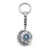 Marvel Superhero Iron Man Energy Reactor Keychain Double-sided Rotating Moon Pendant