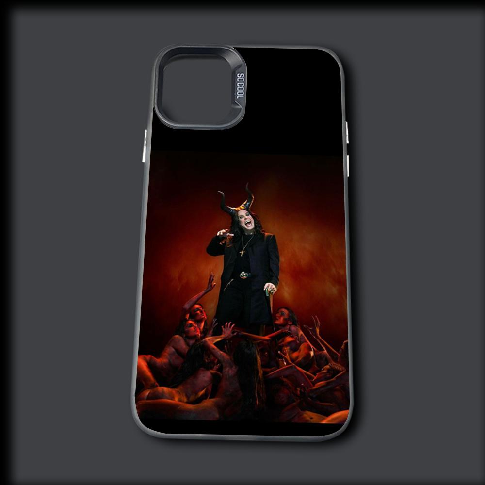 Music Band O-Ozzy Osbourne Phone Case For iPhone 16,15,14,13,12,11,Mini,Pro,MAX Gray Drop Matte Shockproof Soft Cover