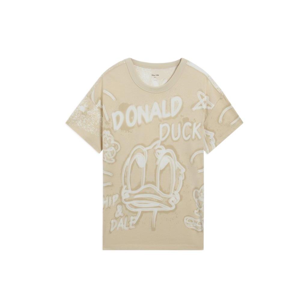 Li Ning x Disney T Shirt Unisex Khaki AHSS273-1 XXXL