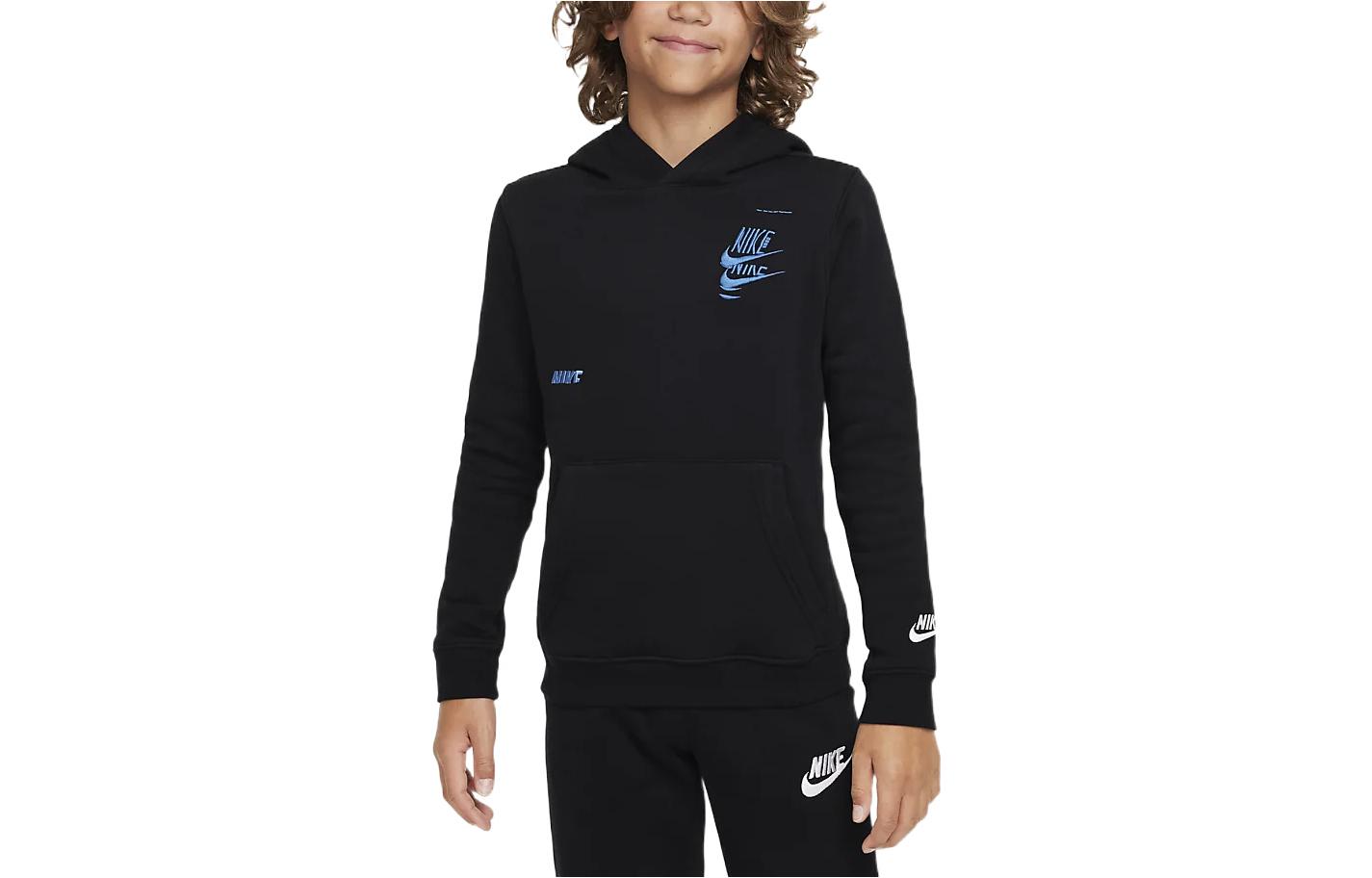 Nike Kids Sweatshirts Hooded Moderate DM8027-010 L