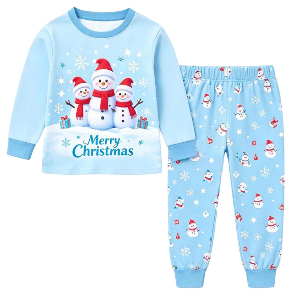 Kids Casual Long Sleeve Top and Pants 2-Piece Outfit Set for Fall Winter Everyday Wear