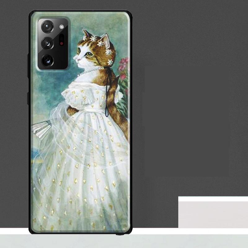 Renaissance Cats Rich Art Case For Samsung Galaxy S25 Ultra S23 S22 S21 S24 Ultra S9 S10 S20 Plus S25 FE Phone Cover
