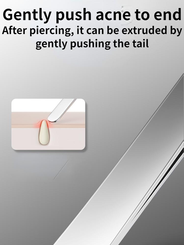 No. 5 Cell Acne Blackhead Clip Tweezers Ultra-fine Scraping and Closing Artifact Acne Needle Beauty Salon Special Tool