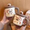 Birthday Gift for Girls Milk Fufu Siamese Cat Mug Couple Ceramic Coffee Cup Girlfriend Souvenir Gift Box