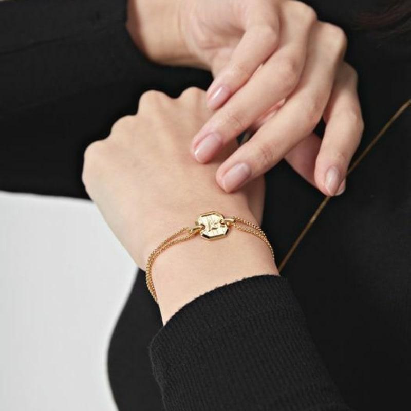 Gaman W Gold Rain Bird Bracelet