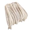Women's Loose-Fit Embroidered Lace Collar Cotton Pullover Shirt