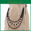 Hip Hop Metal Waist Chain With Multilayer Beads For Men And Women Summer Fashion