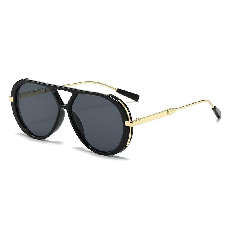Double-Bridge Sunglasses, New Style Women S Retro Personalized Fashion Glasses For Summer Style 1