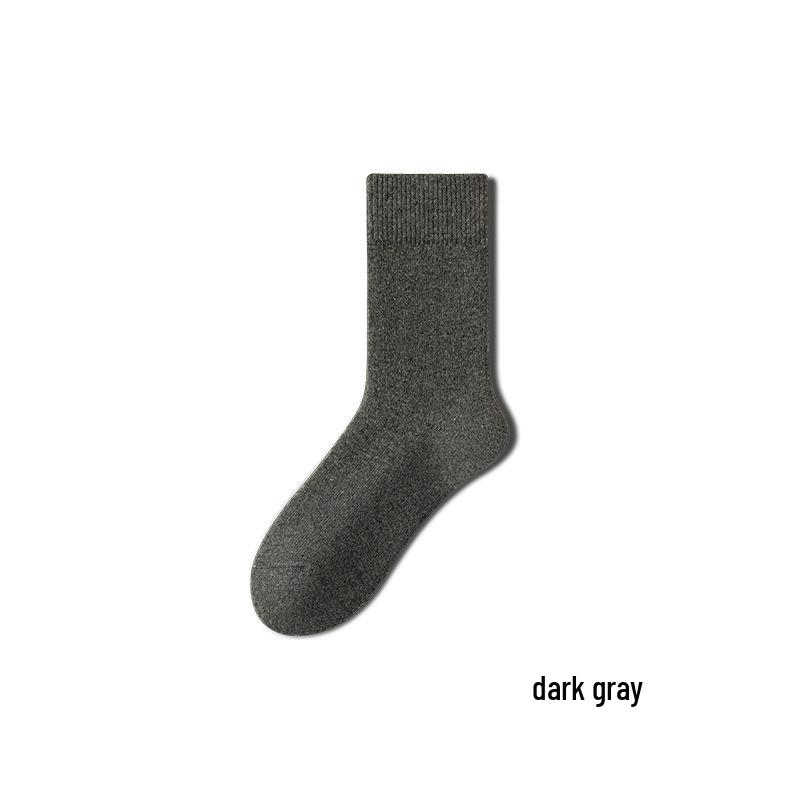 Women's Thick Plush Wool Mid-Tube Socks for Autumn & Winter Sleeping