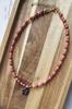 Handmade Choker Necklace with Flower Pendant