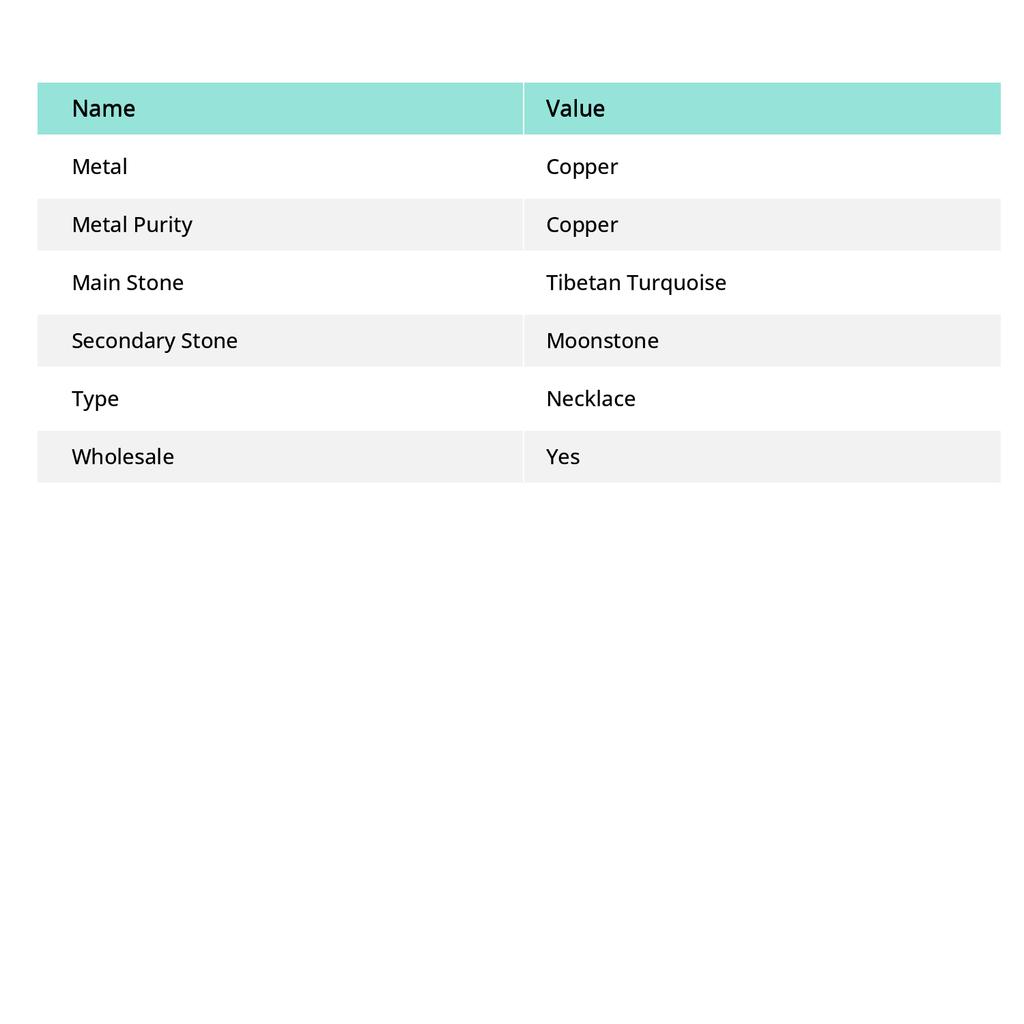 Tibetan Turquoise Handmade Copper Wire Wrap Jewelry Necklace 18" g5I73