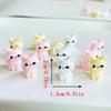 12Pcs Cute Cat Series Resin Decorations Diy Craft 3D Charms Cartoon Charms  Scrapbooking Accessories
