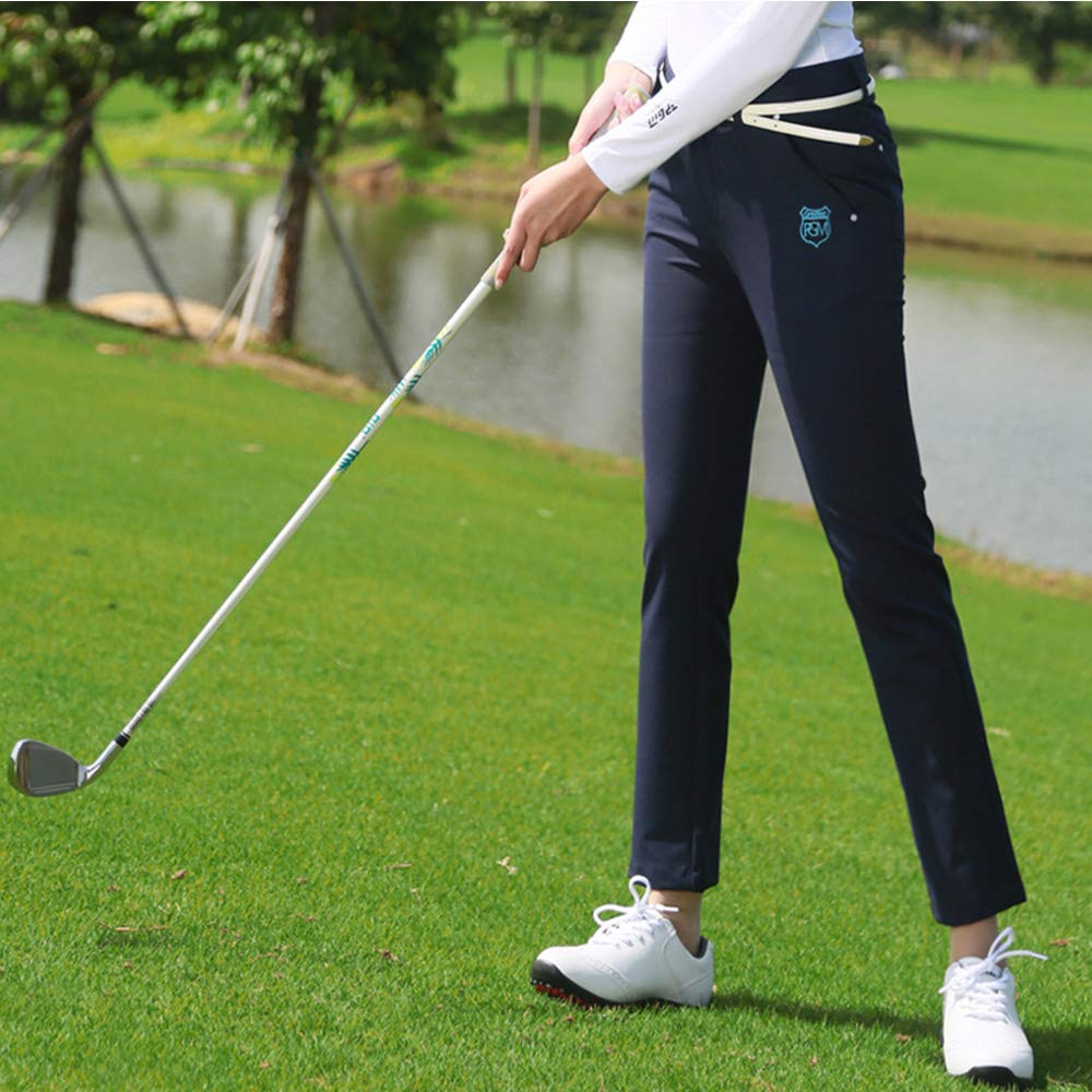 Qirun Women's Golf Pants, Climbing Pants, Stretch, Golf Wear Bottoms, Outdoor, Spring, Summer, Autumn, Multifunctional, Leg-Lengthening, Golf Wear