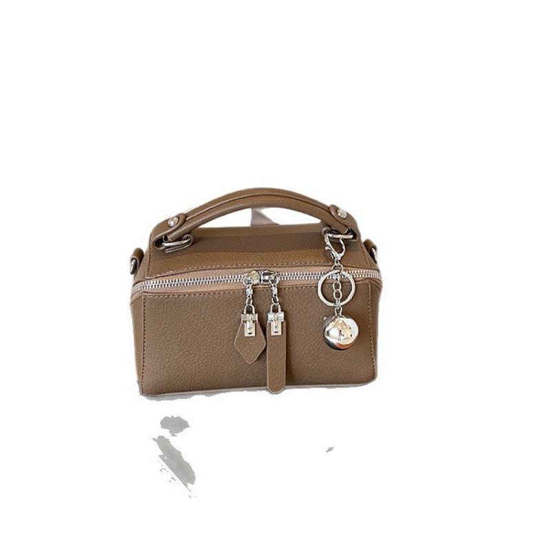 Modische und Hochwertige Handtasche, Retro und Einfache Boston Einzelraum Crossbody Kleine Quadratische Tasche