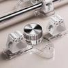 Suction Cup Broom Holder Broom Mop Hanger Mop Gripper Storage Tool Rack for Easy Storage and Organization Broom and Mop Storage