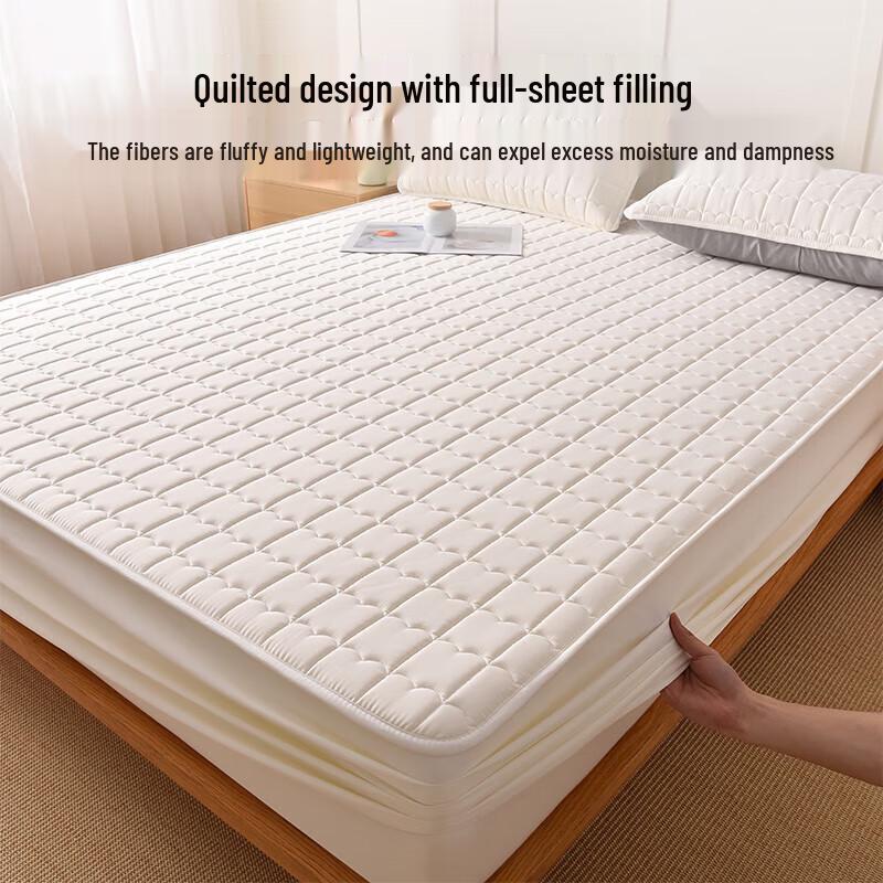 Heilan Home Washed Cotton Fitted Sheet