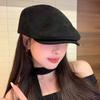 Fashion Soft Beret Hat Casual Retro Painter Hat Peaked Hat British Style Newsboy Hat Men Women
