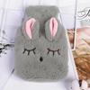 Cute Cartoon Water-Filled Warm Baby Winter Cold Protection Plush  Water Bag