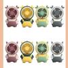 Space Man Cartoon Mini Portable Usb Charging Fan Gift Making Logo Cute Fashion Style Handheld Fan For Various Occasions