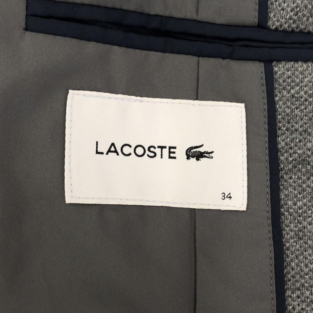 Lacoste Tailored Jacket 34 Gray Women Used