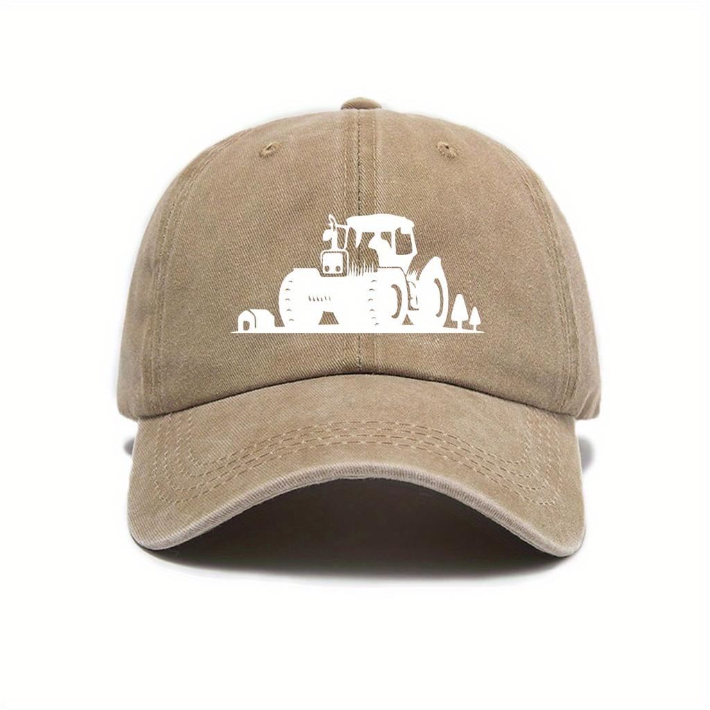 Retro Washed Baseball Cap Adjustable Sun Protection Fashionable Outdoor Activity Dad Hat