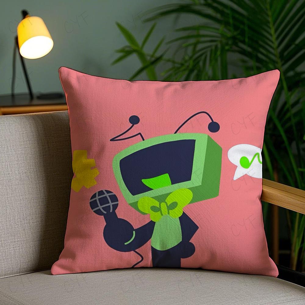 Kissenbezug von Game Dandys World, milbenabweisend, mit unsichtbarem Reißverschluss, seidig-kurzplüschig, ideal für Sofakissen