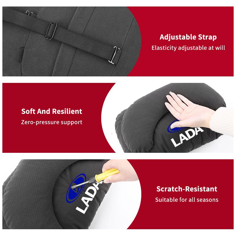 Car Seat Head Support Lumbar Cushion Headrest Neck Pillow For Lada 2110 2114 Largus 2112 110 2105 2107 2106 Vesta Niva SS11
