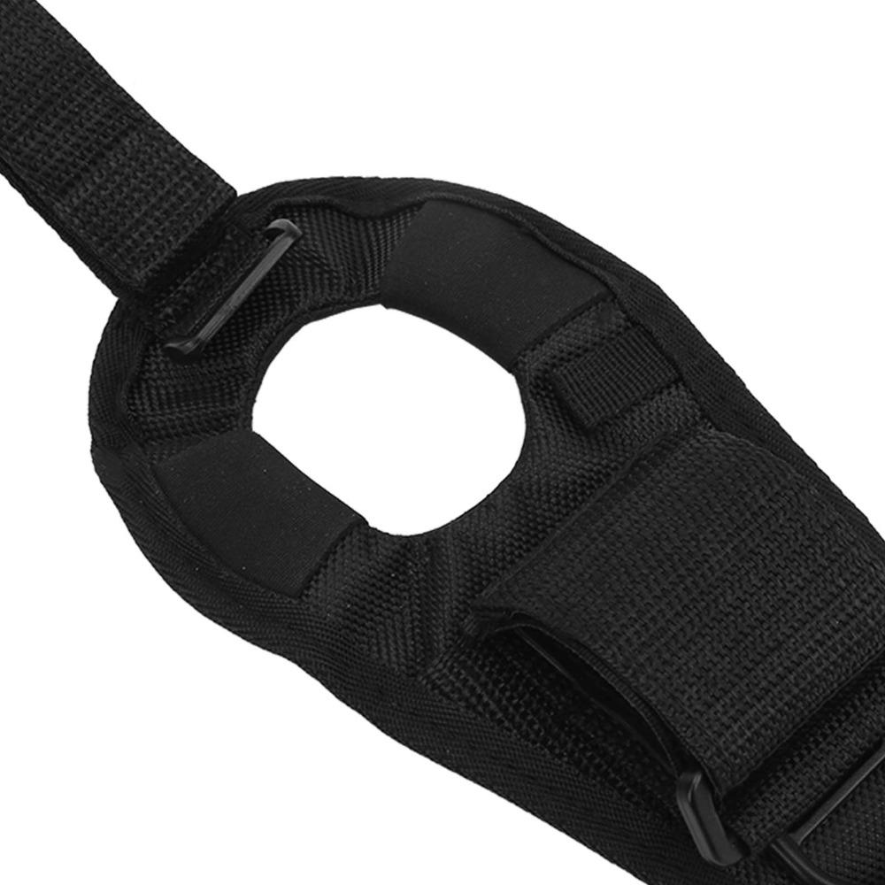 Universal Adjustable Flashlight Holder Black Flashlight Hand Strap Outdoor Camping