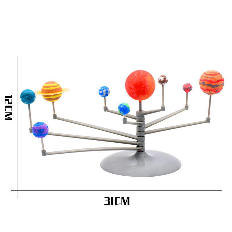 Handmade Solar System Model Toy for Primary Students: Eight Planets Celestial Instrument