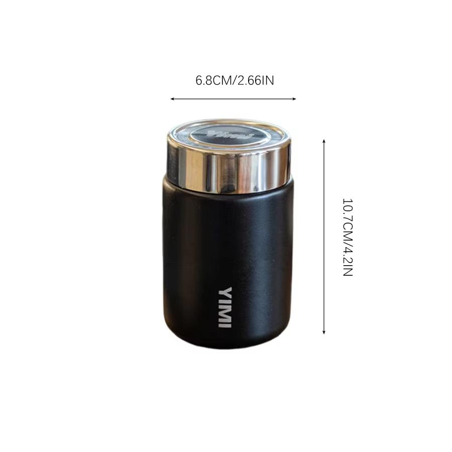 1pcs 230ml Mini Stainless Steel Thermos Mug Compact Cute Portable Pocket Flask Coffee Household Kitchen Thermal Insulation Tools