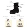Fashion Versatile Belt Buckle Round Head Thick Sole Heightening Short Boots Women's 2025 Autumn and Winter New Fashion Versatile Thick Sole Boots