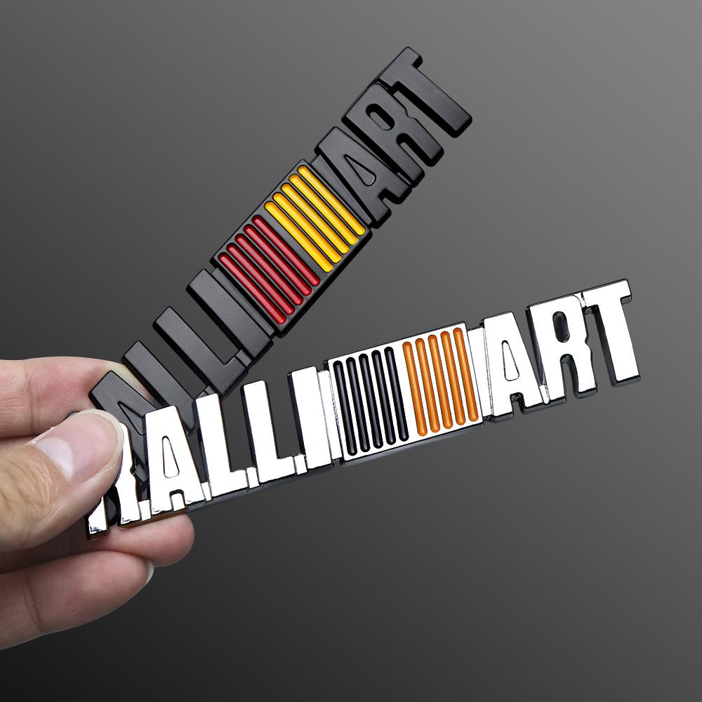 3D Metall RALLIART Frontgrill Emblem Auto Karosserie Kofferraum Dekoration Aufkleber für MITSUBISHI Lancer Competition Outlander ASX Xpander