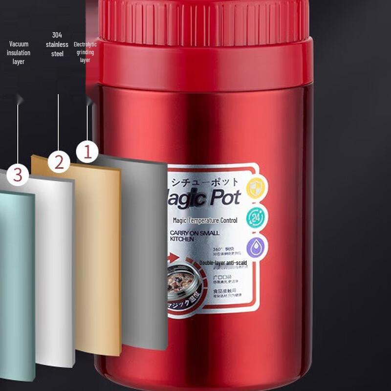ZISIZ Insulated Stainless Steel Food Jar