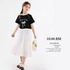 Duomiaowu Girls' Summer Thin Short-Sleeve T-Shirt