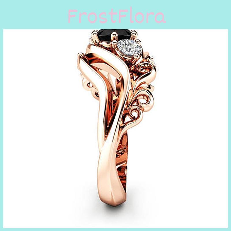 Luxury Ring Wedding Promise Ring With Timeless Wave Design And Premium Quality Brass