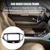 Matte Black Stereo Faceplate 9 Inch Car Radio Dash Kit for Lada Vesta 2015-2018 Dashboard Trim Replacement LHD, Navigation Panel Frame Android Stereo,