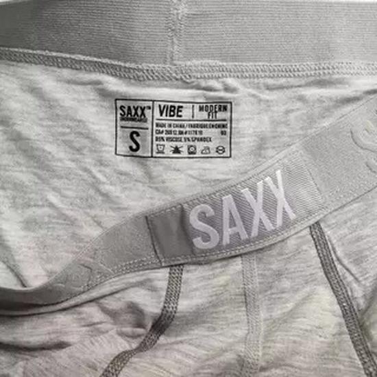 SAXX Atmungsaktive Herren-Boxershorts mit Beutel und Netztasche – Bequem, weich, schmale Passform, keine Öffnung vorne