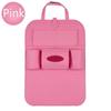 Car Multifunctional Seat Back Storage Box Car Hanging Bag Tissue Box Car Felt  Storage Bag