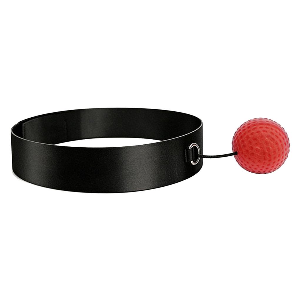 Boxing Ball Headband Set PU Rubber Punching Boxing Ball with Adjustable Headband for Fitness Hand Eye Coordination