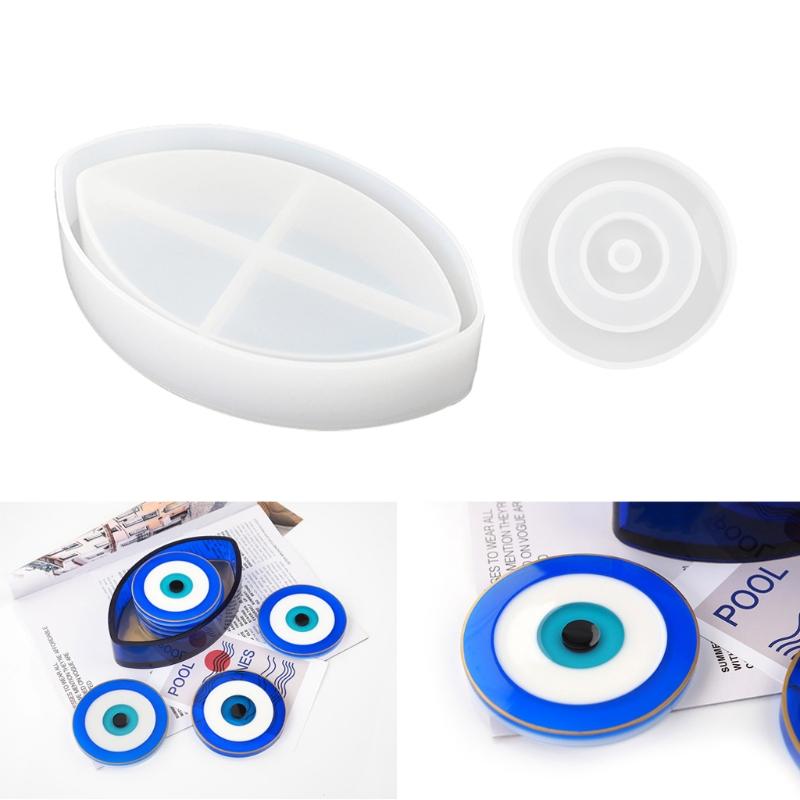 DIY Resin Coaster Tray Molds Silicone Storage Box Mold Set Epoxy Resin Casting Molds for DIY Casting Home Decoration