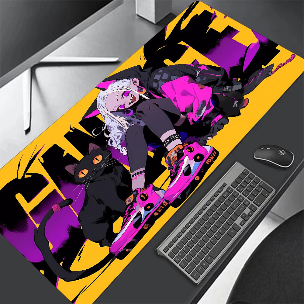 Large desk Pad Anime Boys and Girls Mouse Pad Cute HD Desk Pad Avatar Extended Gaming Keyboard Mats Large 600x1200mm Mousepad