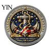 They Stood The Watch Challenge Coin Guardians of Sea Coin, Souvenir Coast Guard Double-sided Engraved Collectible Gift for Navy Veteran Keepsake