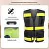 Breathable Reflective Multi-Pocket Mesh Vest for Construction and Roadside Assistance