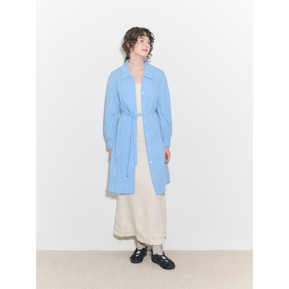 Binpolleidiseu [B. My] Voluminous Sleeve Medium Length Dress Sky Blue (Bf5271N01Q)